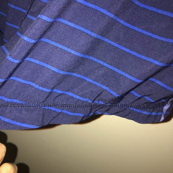 Blue striped Athleta shorts - Picture 6 of 7